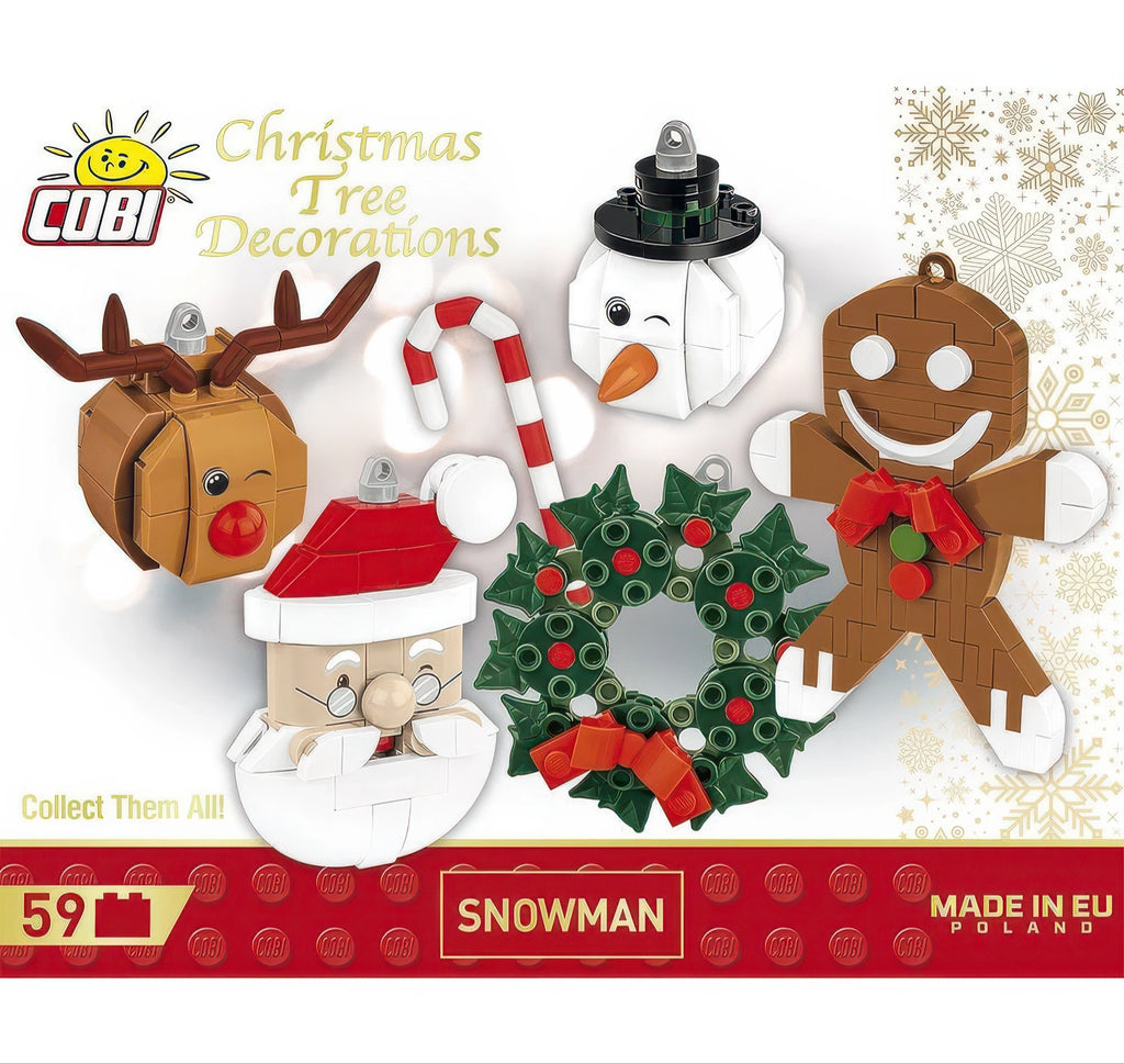 COBI Christmas Tree Decorations - Snowman