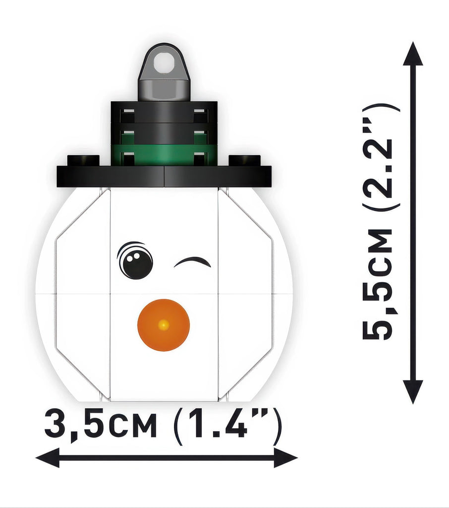 COBI Christmas Tree Decorations - Snowman