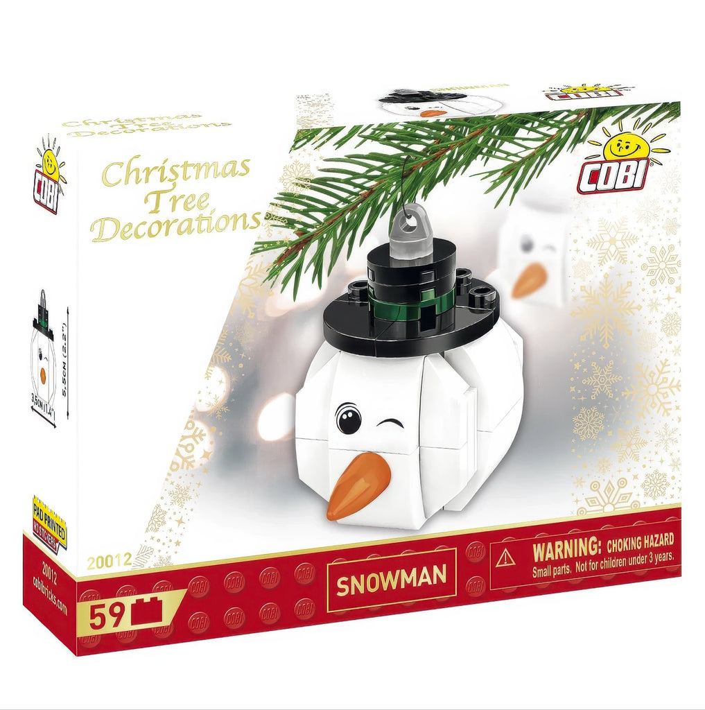 COBI Christmas Tree Decorations - Snowman