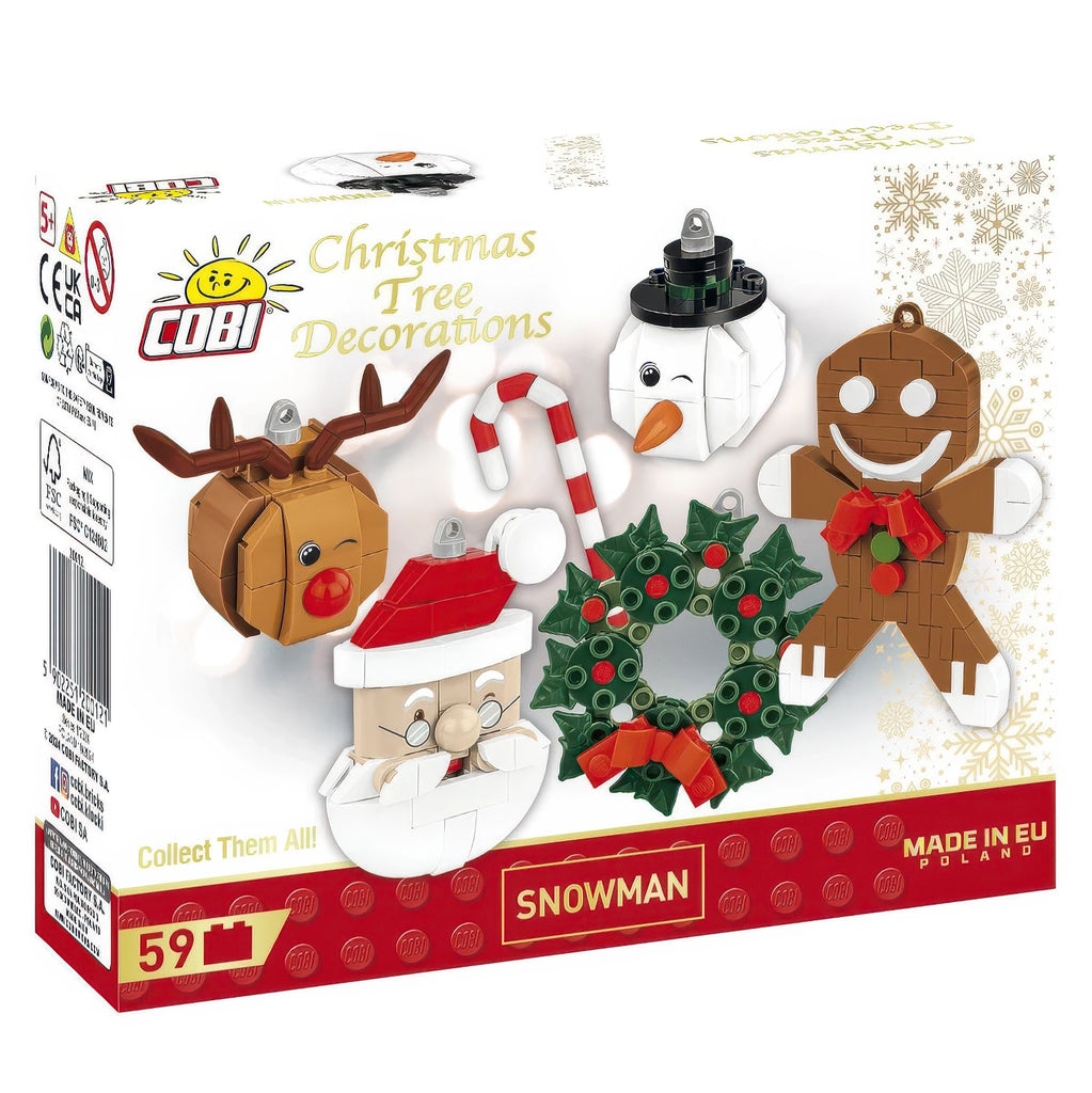 COBI Christmas Tree Decorations - Snowman