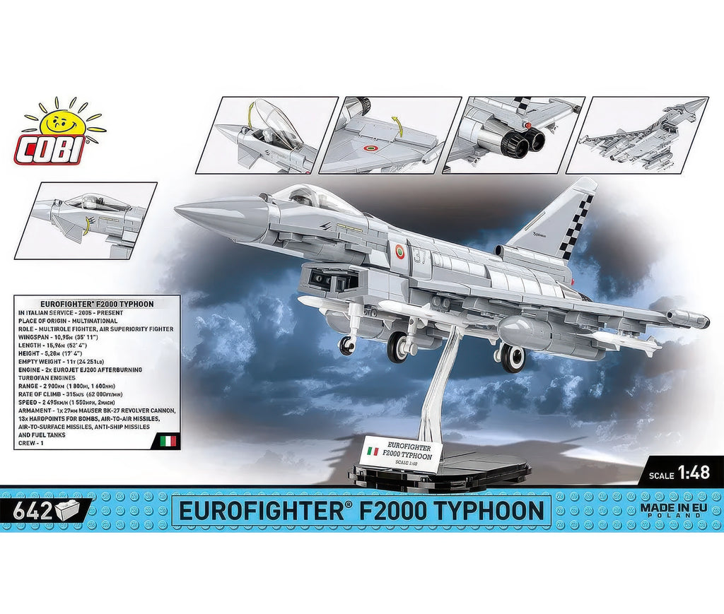 COBI Euro Fighter F2000 Typhoon Model Kit