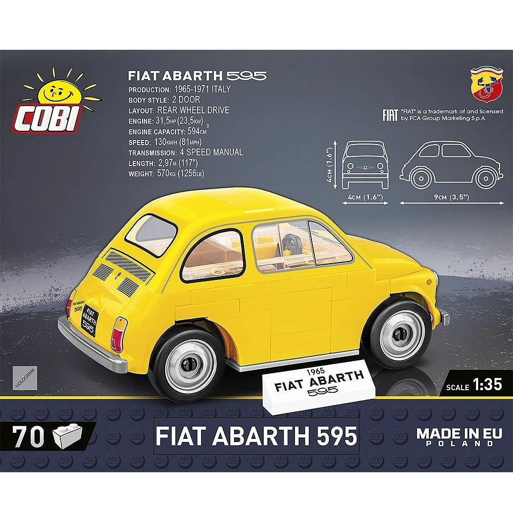 COBI Fiat Abarth 595 Model Kit