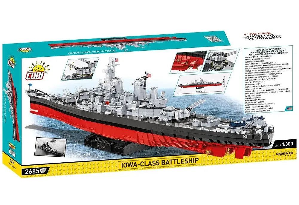 COBI Iowa-class Battleship (4in1) Executive Edition