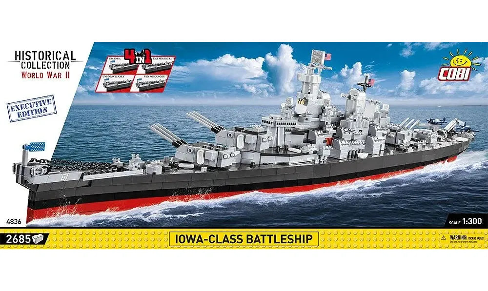 COBI Iowa-class Battleship (4in1) Executive Edition