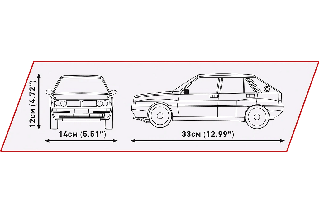 COBI Lancia Delta Hf Integrale Executive Edition