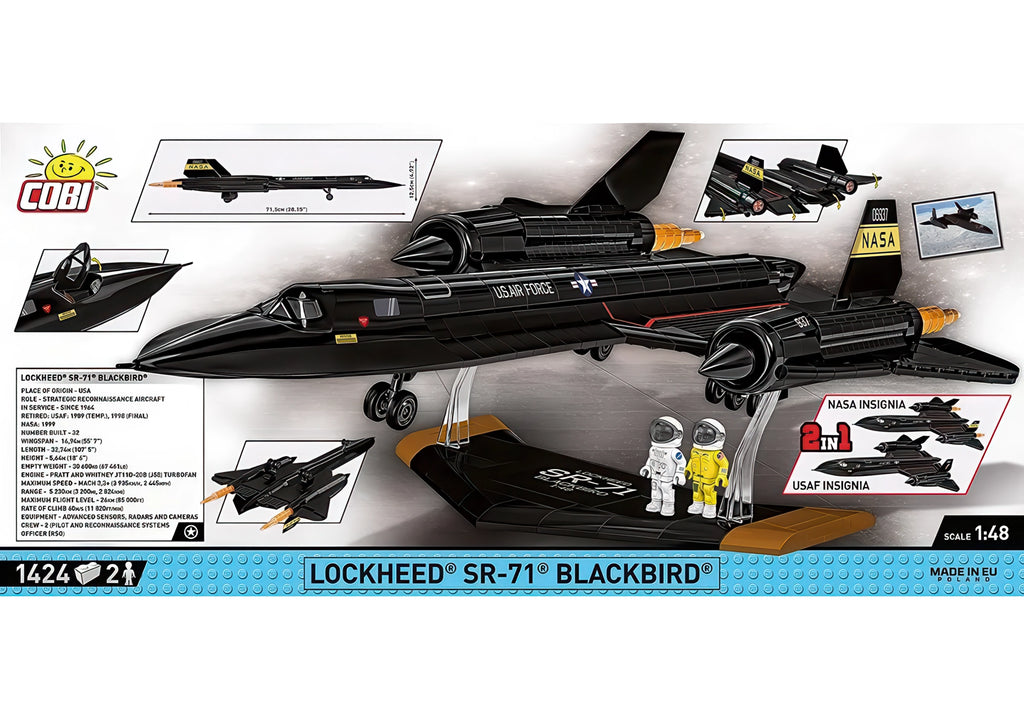 COBI Lockheed Sr-71 Blackbird Executive Model Kit