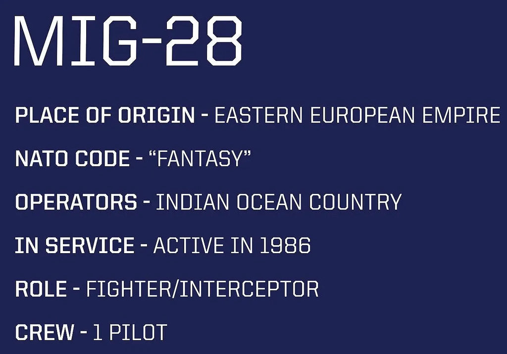 COBI Mig-28 Top Gun Model Kit