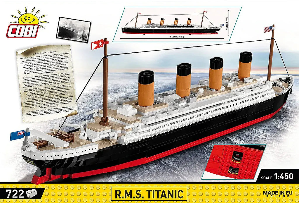 COBI R.m.s. Titanic 1:450 Scale Model Kit