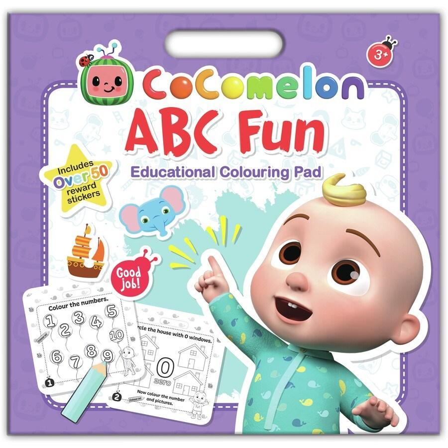 CoComelon ABC Fun Educational Colouring Pad - ABC Fun - TOYBOX