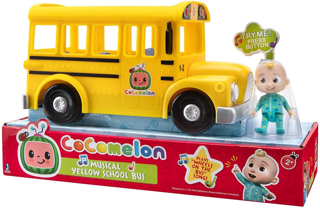 Cocomelon Musical Yellow School Bus - TOYBOX Toy Shop