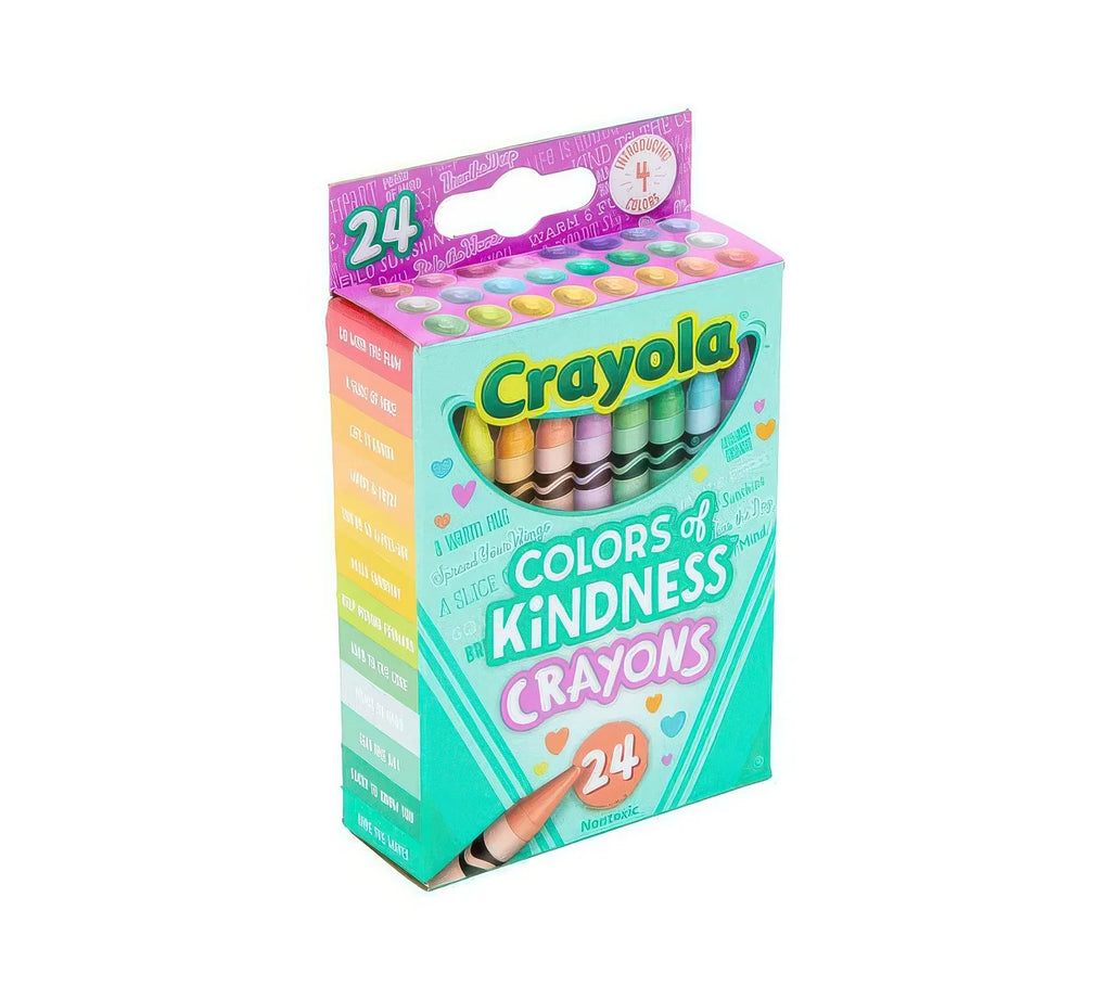 Colours of Kindness Crayons 24 Count - TOYBOX Toy Shop