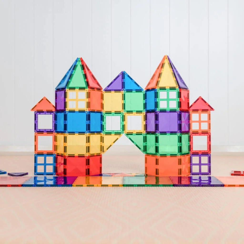 Connetix Magnetic Tiles Rainbow Starter Pack 60 pc - TOYBOX Toy Shop