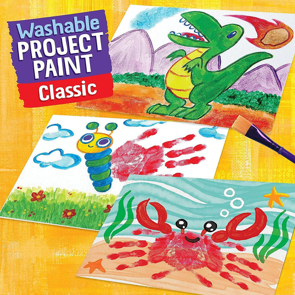 Crayola 6 Washable Kids Paint Set - TOYBOX Toy Shop