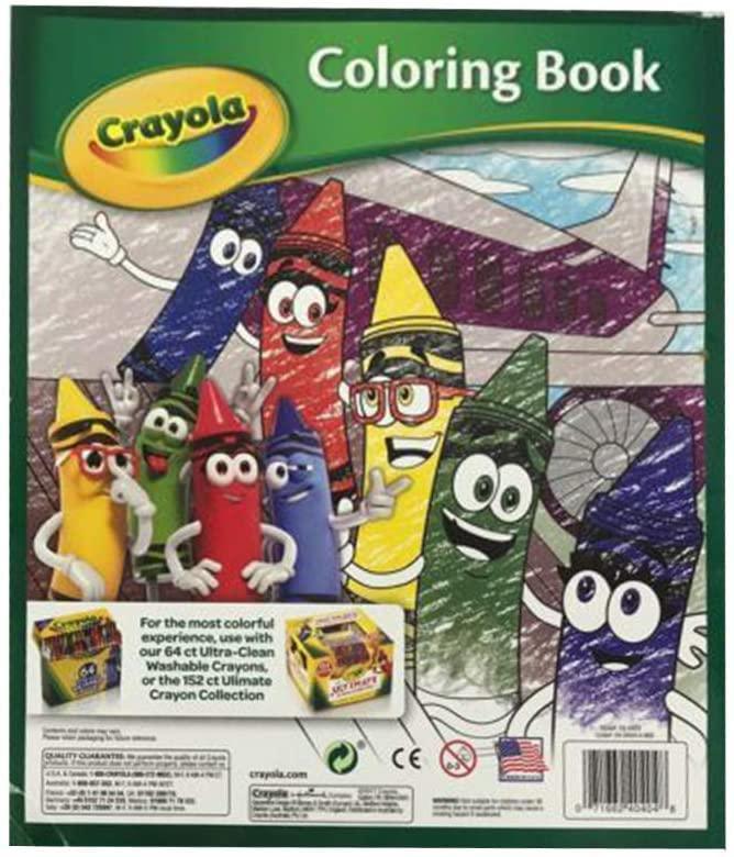 Crayola 64 Page Colouring Book with Crayola Characters - TOYBOX Toy Shop