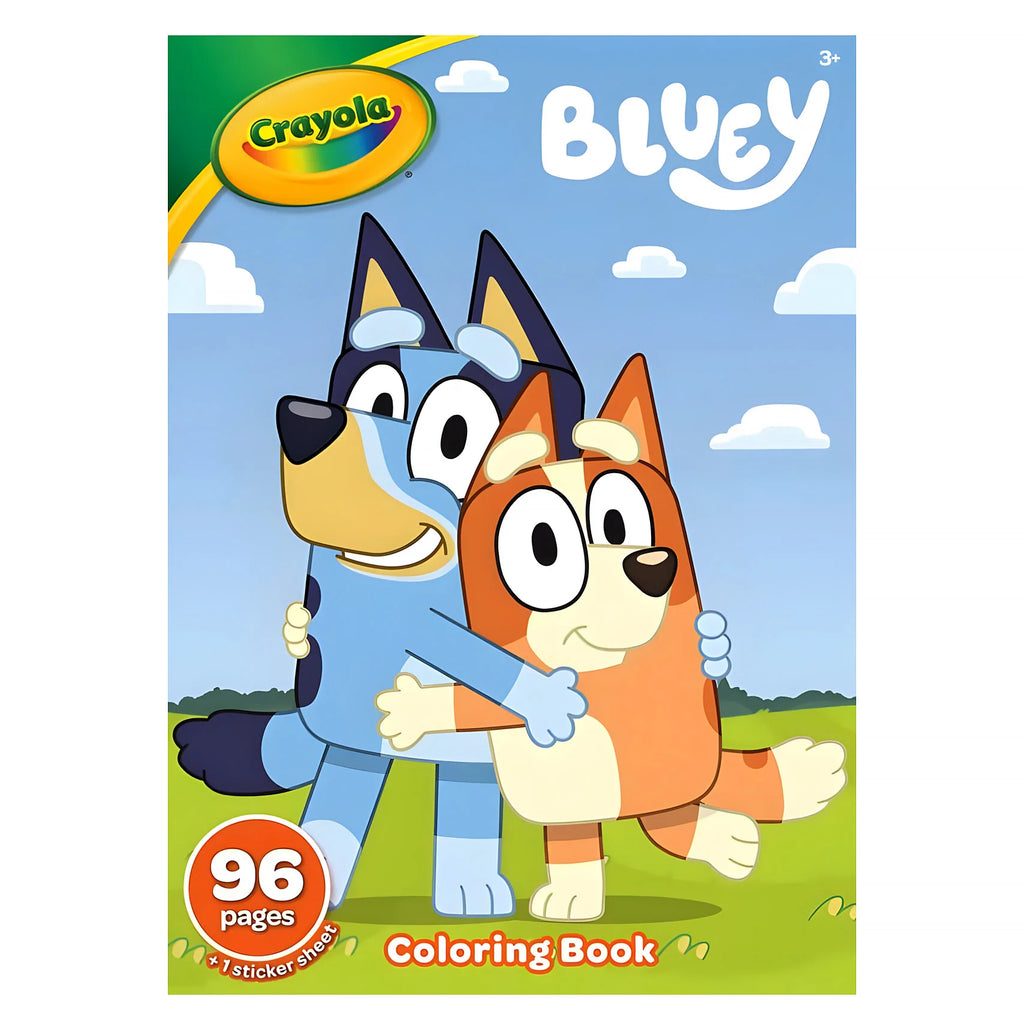 Crayola 96 Page Bluey Colouring Book - TOYBOX Toy Shop