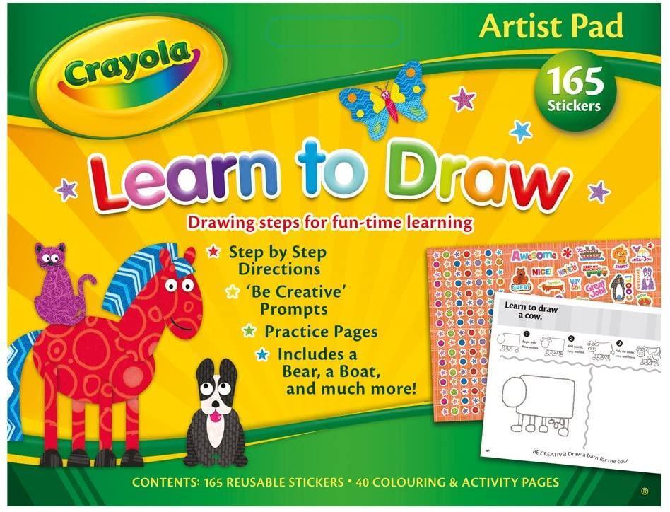 Crayola Artist Learn to Draw Pad - TOYBOX