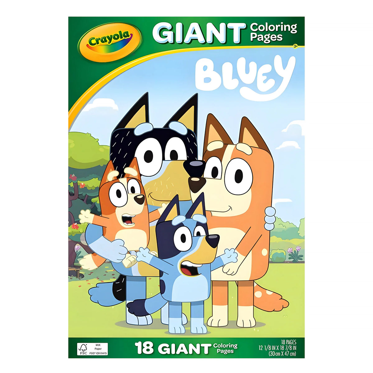 Crayola Bluey Giant Colouring Pages - Crayola Bluey Giant Colouring Pages 1200x1200.webp