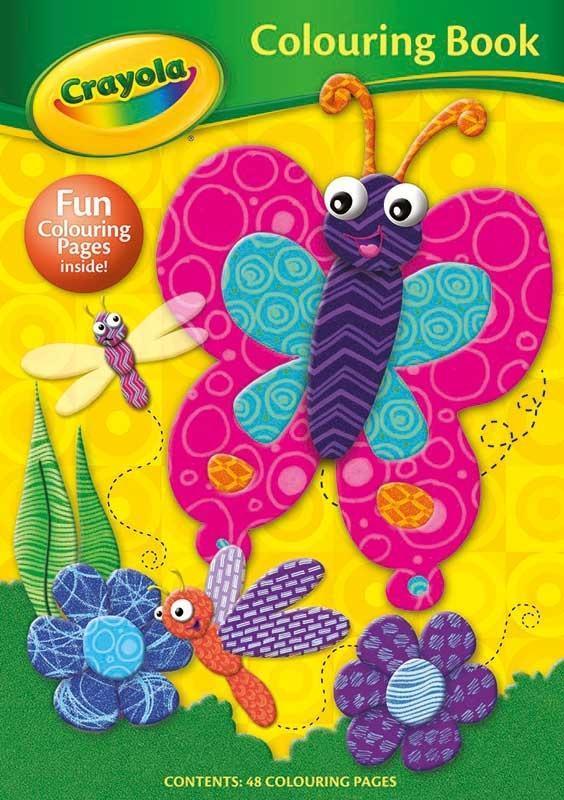 Crayola Butterfly Colouring Book 48 Pages - TOYBOX Toy Shop