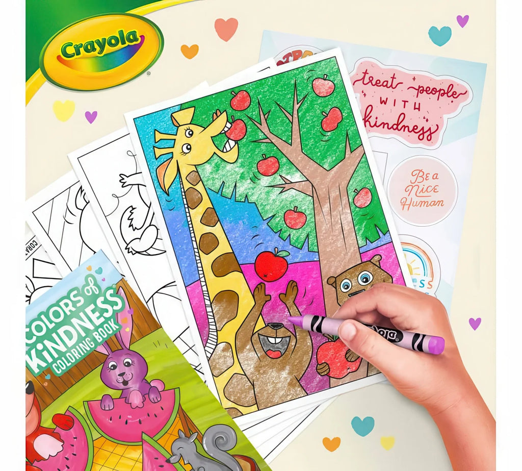 Crayola Colours of Kindness Colouring Book - TOYBOX Toy Shop