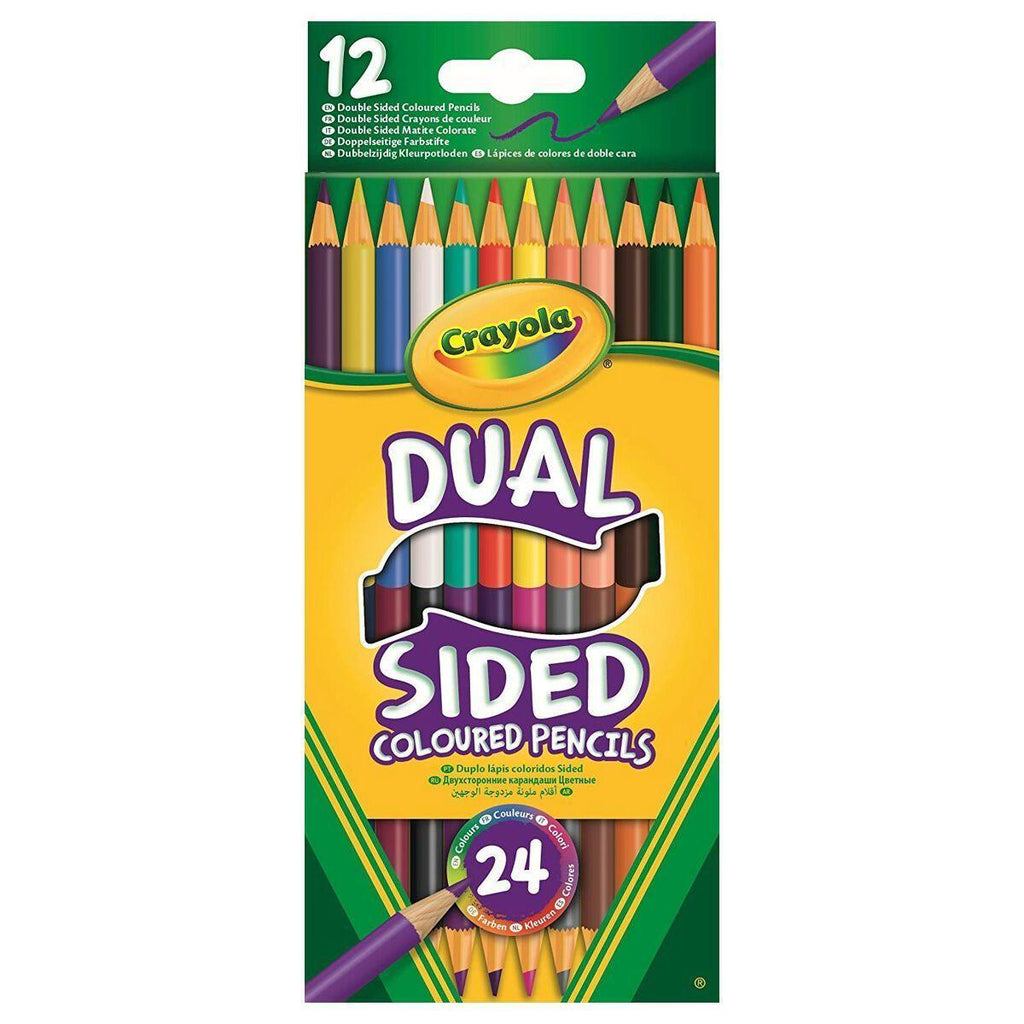 Crayola Dual Sided Coloured Pencils 24 - TOYBOX Toy Shop