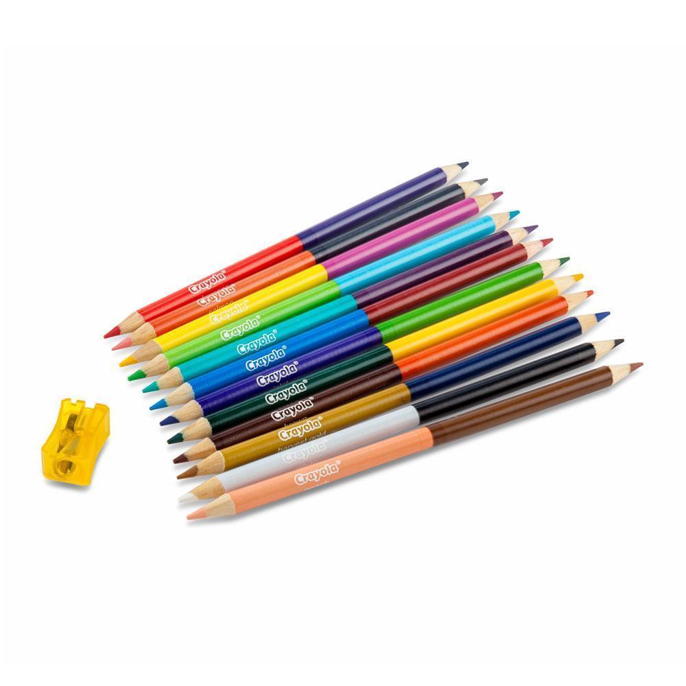 Crayola Dual Sided Coloured Pencils 24 - TOYBOX Toy Shop