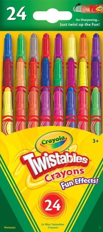 Crayola Fun Effects Twistables Crayons Set 24 Colours - TOYBOX Toy Shop