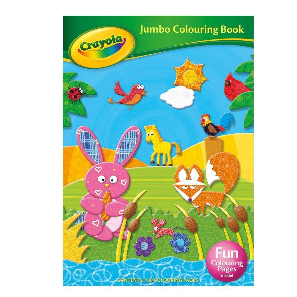 Crayola Jumbo Colouring Book 160 Pages - TOYBOX