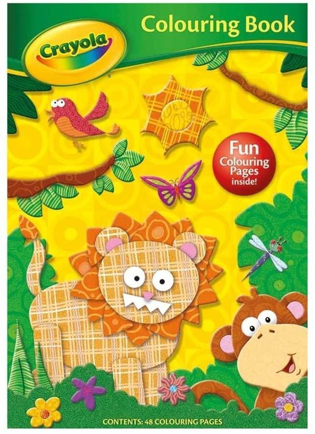 Crayola Jungle Colouring Book 48 Pages - TOYBOX Toy Shop