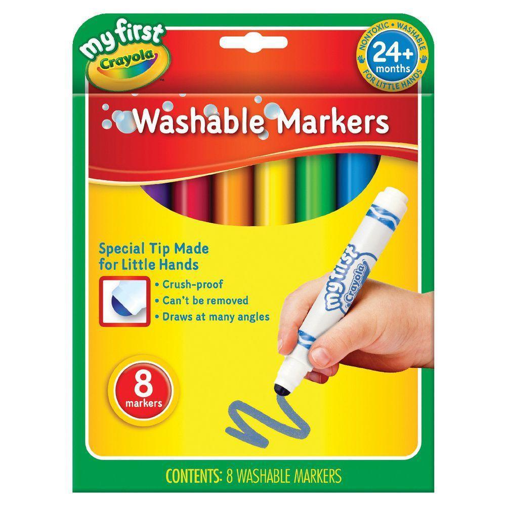 Crayola My First Washable Markers 8 pack - TOYBOX