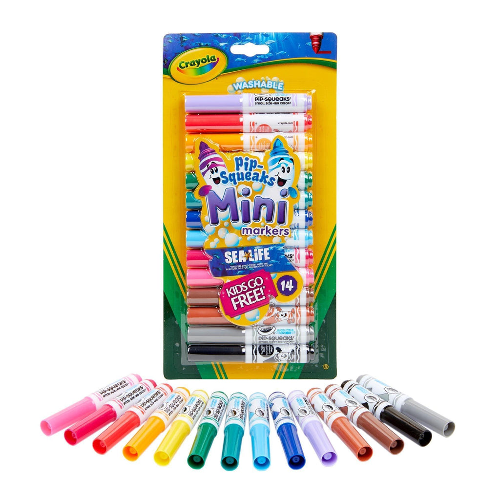 Crayola Pipsqueaks Washable Mini Marker Pens - TOYBOX Toy Shop
