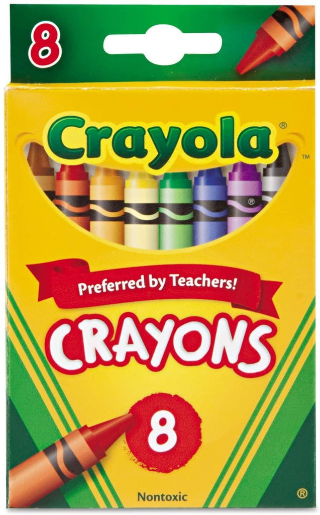 Crayola Wax Crayons Pack of 8 - TOYBOX Toy Shop