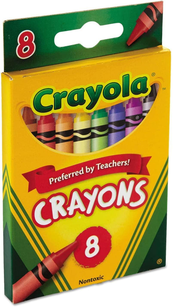 Crayola Wax Crayons Pack of 8 - TOYBOX Toy Shop