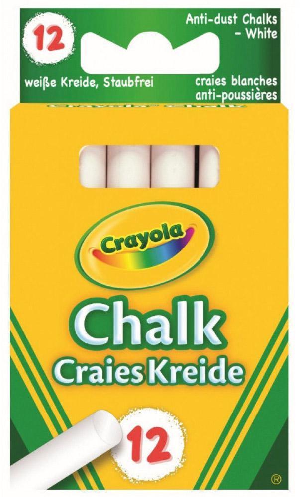 Crayola White Chalk 12 Pieces - TOYBOX Toy Shop