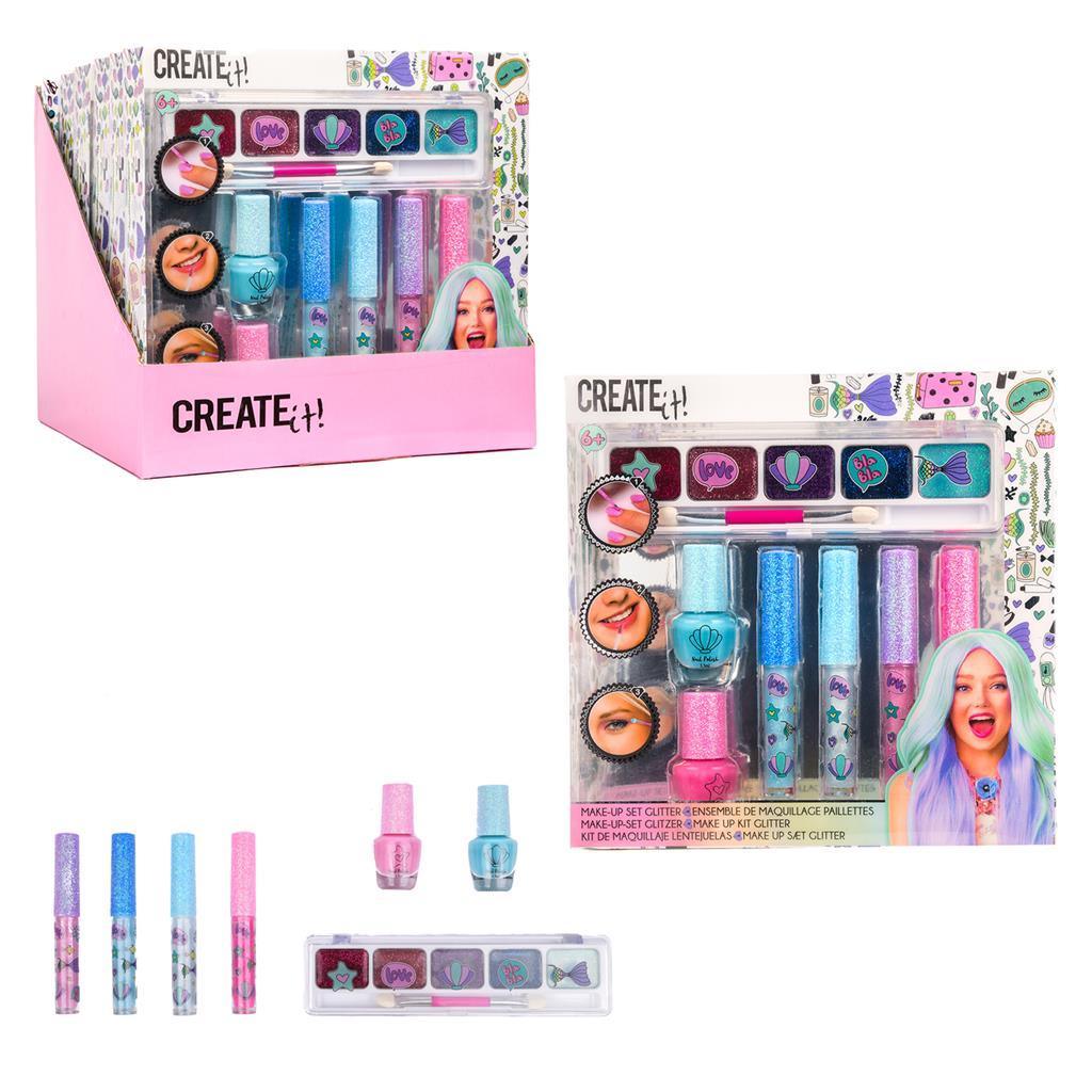 Create It! Makeup Kit Glitter 7pcs - TOYBOX Toy Shop