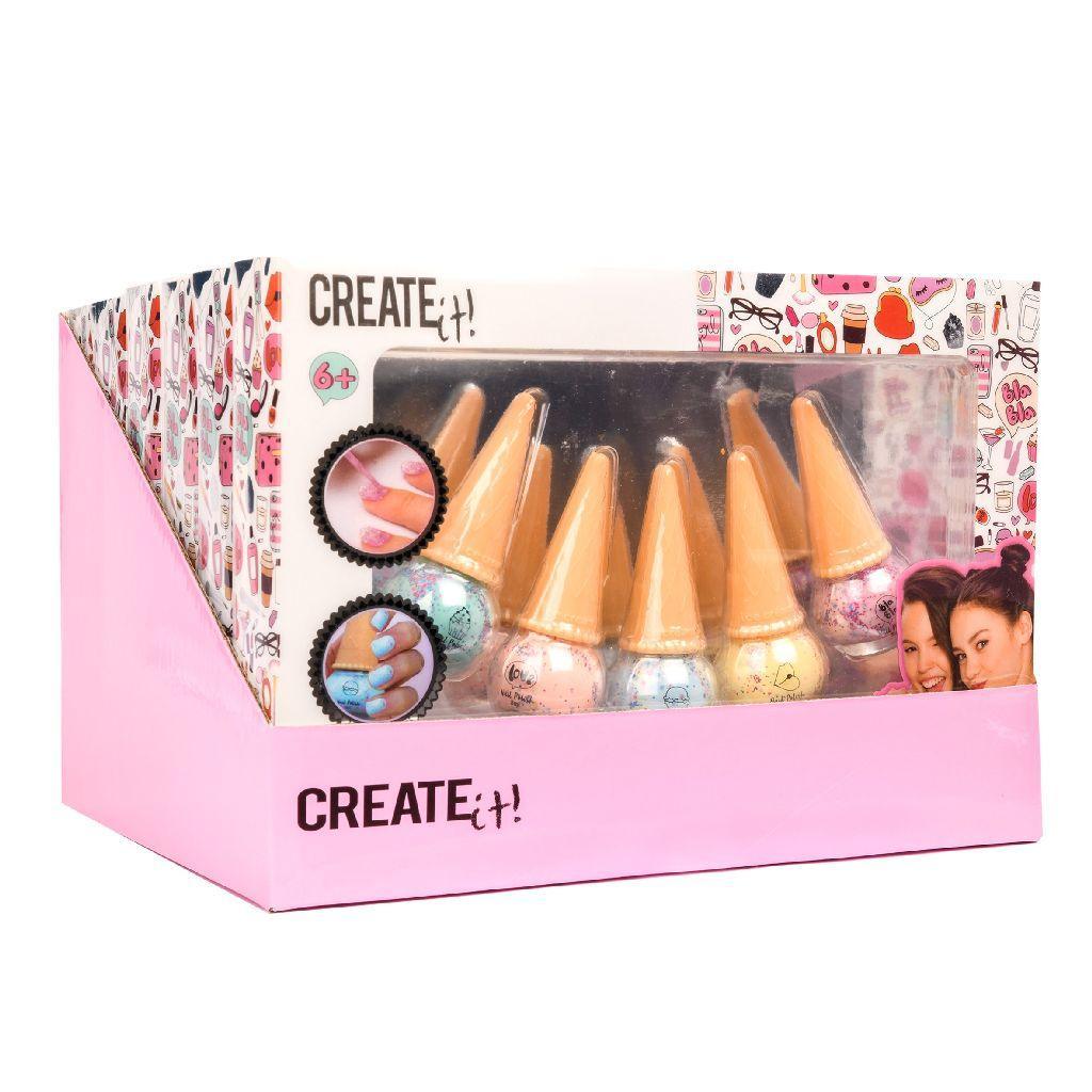 Create It! Nail Polish Ice Cream Cone - 5 Pack - TOYBOX Toy Shop