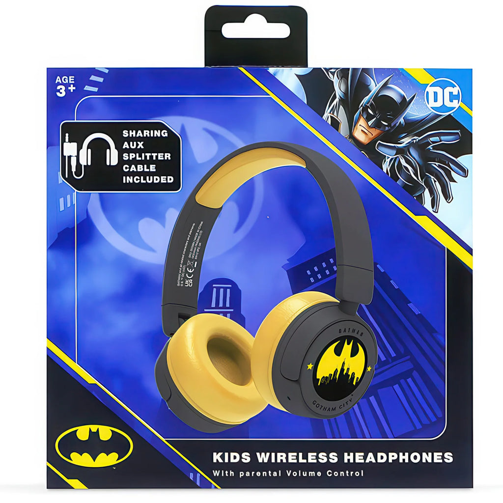 DC Comics Batman Gotham City Wireless Kids Headphones - TOYBOX Toy Shop