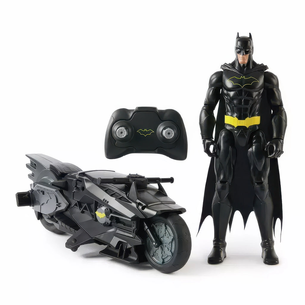 DC Comics Batman RC Batcycle and 30cm Batman Figure