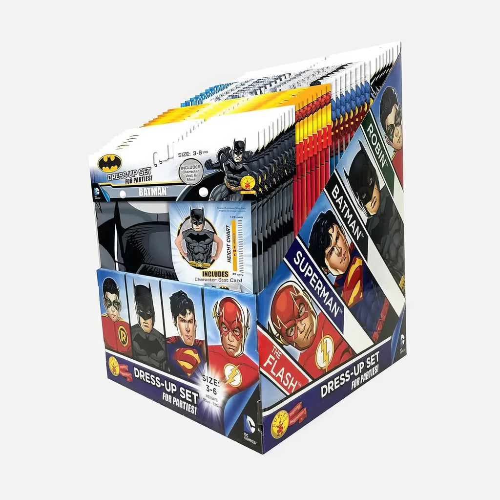 DC Boys Justice League Action Super Heroes Dressup Set - Assortment - TOYBOX Toy Shop