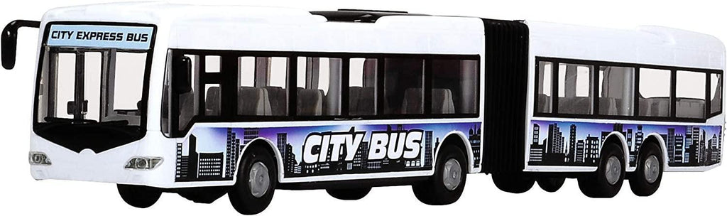 Dickie Toys Express Bendy Bus White - TOYBOX Toy Shop