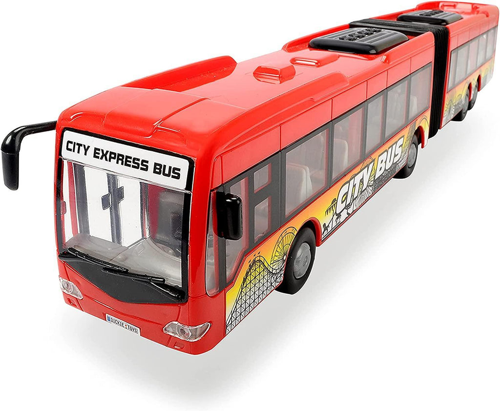 Dickie Toys Express City Bus Red - TOYBOX Toy Shop
