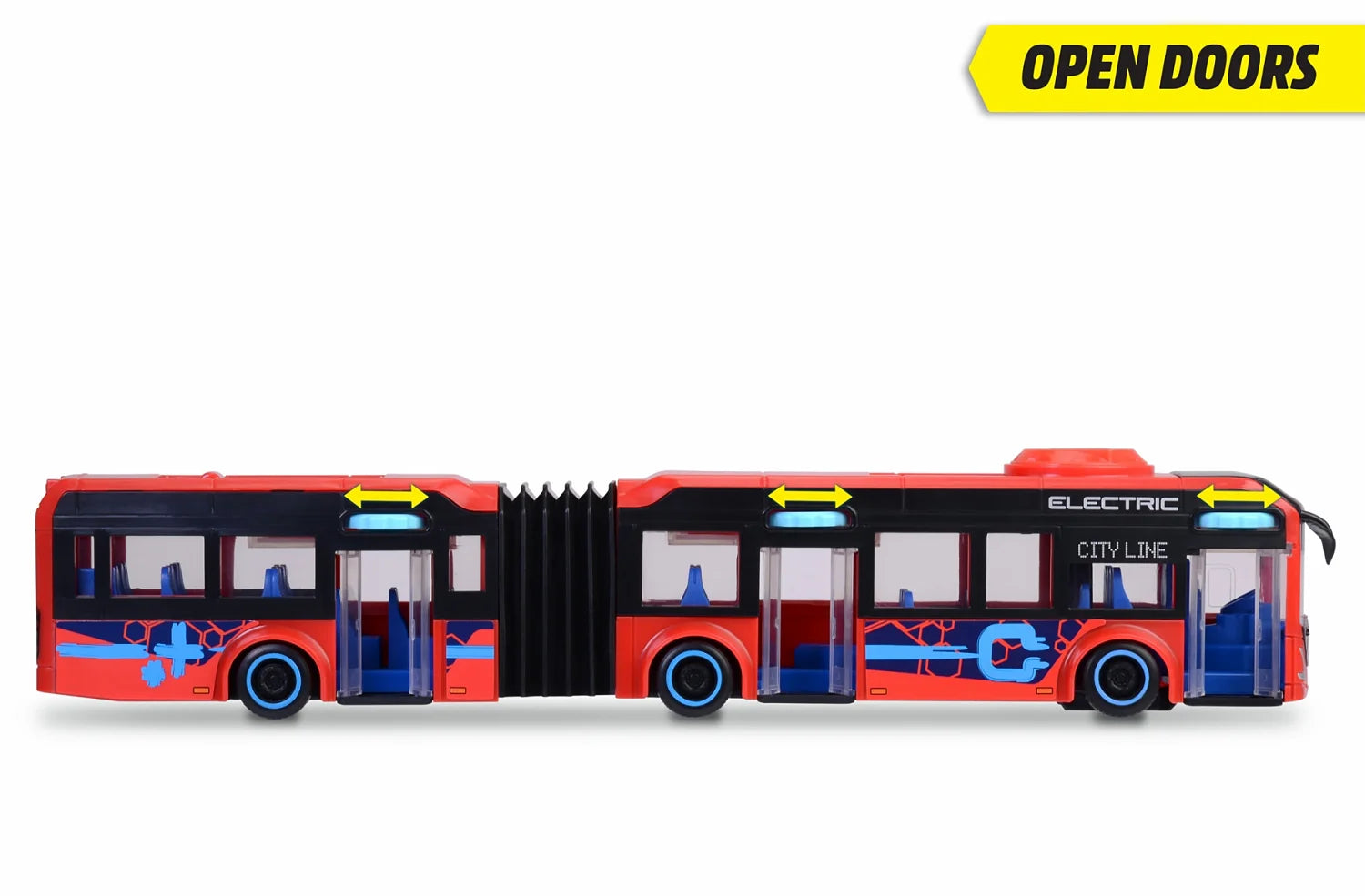 DICKIE Toys Volvo 7900 E Articulated City Bus 40cm TOYBOX