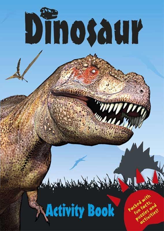 Dinosaur Activity Book - Blue - TOYBOX Toy Shop