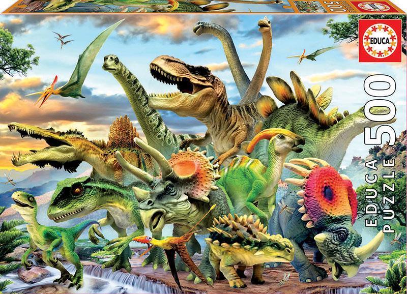 Dinosaurs 500 Puzzle - TOYBOX Toy Shop