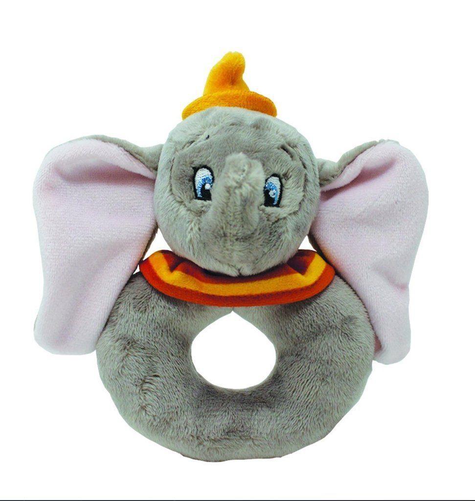 Disney Baby Dumbo Ring Rattle Soft Toy - TOYBOX Toy Shop