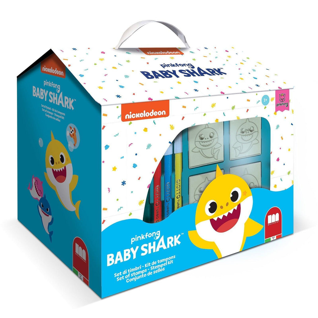 Disney Baby Shark House Colouring and Stamp Set - TOYBOX