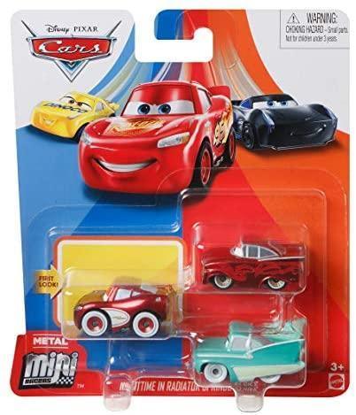 Disney Cars Mini Racers Pack of 3 - Assorted - TOYBOX