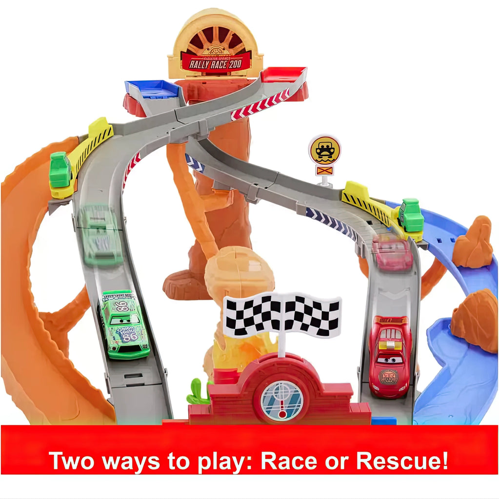 Disney Cars Radiator Springs Race & Rescue Raceway Playset