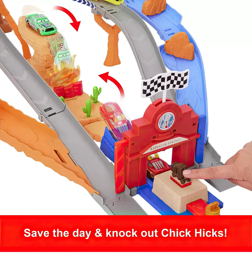 Disney Cars Radiator Springs Race & Rescue Raceway Playset