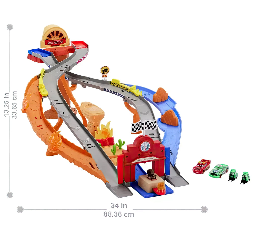 Disney Cars Radiator Springs Race & Rescue Raceway Playset
