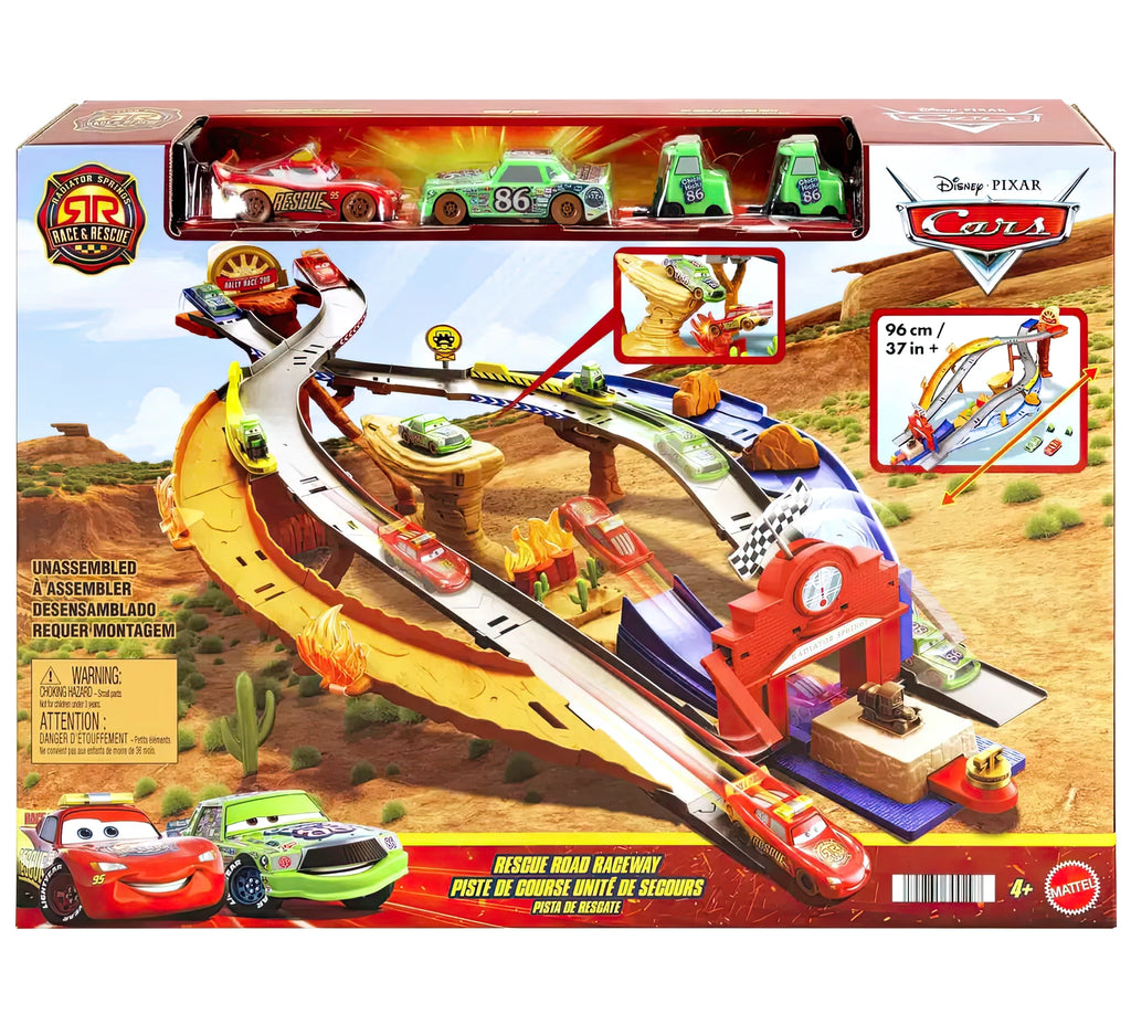 Disney Cars Radiator Springs Race & Rescue Raceway Playset